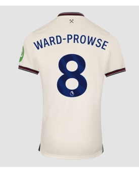 West Ham United James Ward-Prowse #8 Maglia Gara Trasferta Repliche 2025-26 Maniche Corte